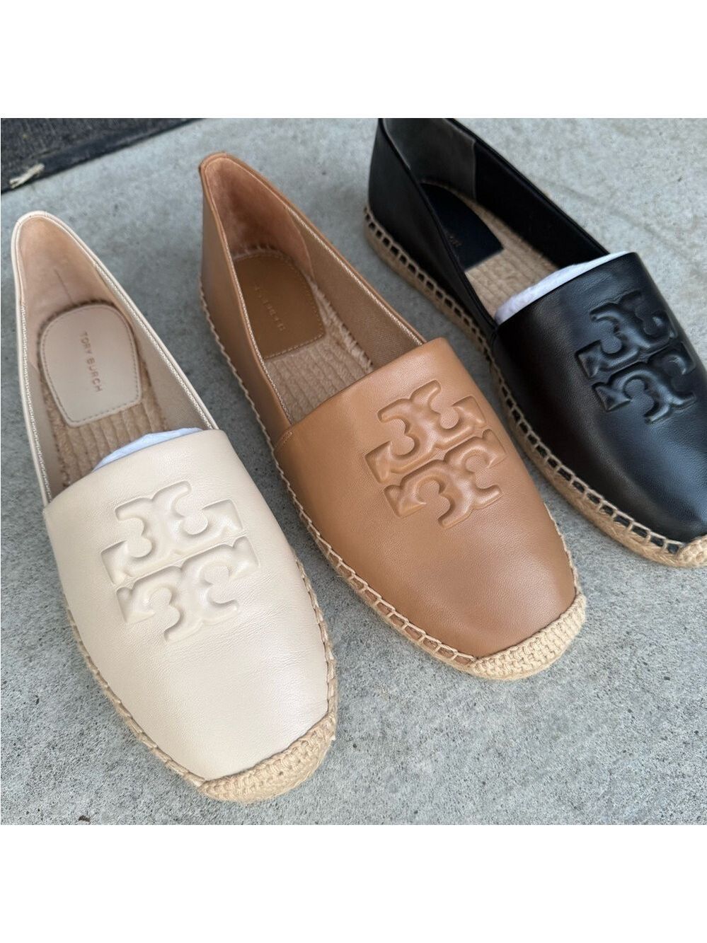 New Tory Burch  Dulce EVERLY LEATHER ESPADRILLE
NEVADA RETRO - Picture 10 of 12